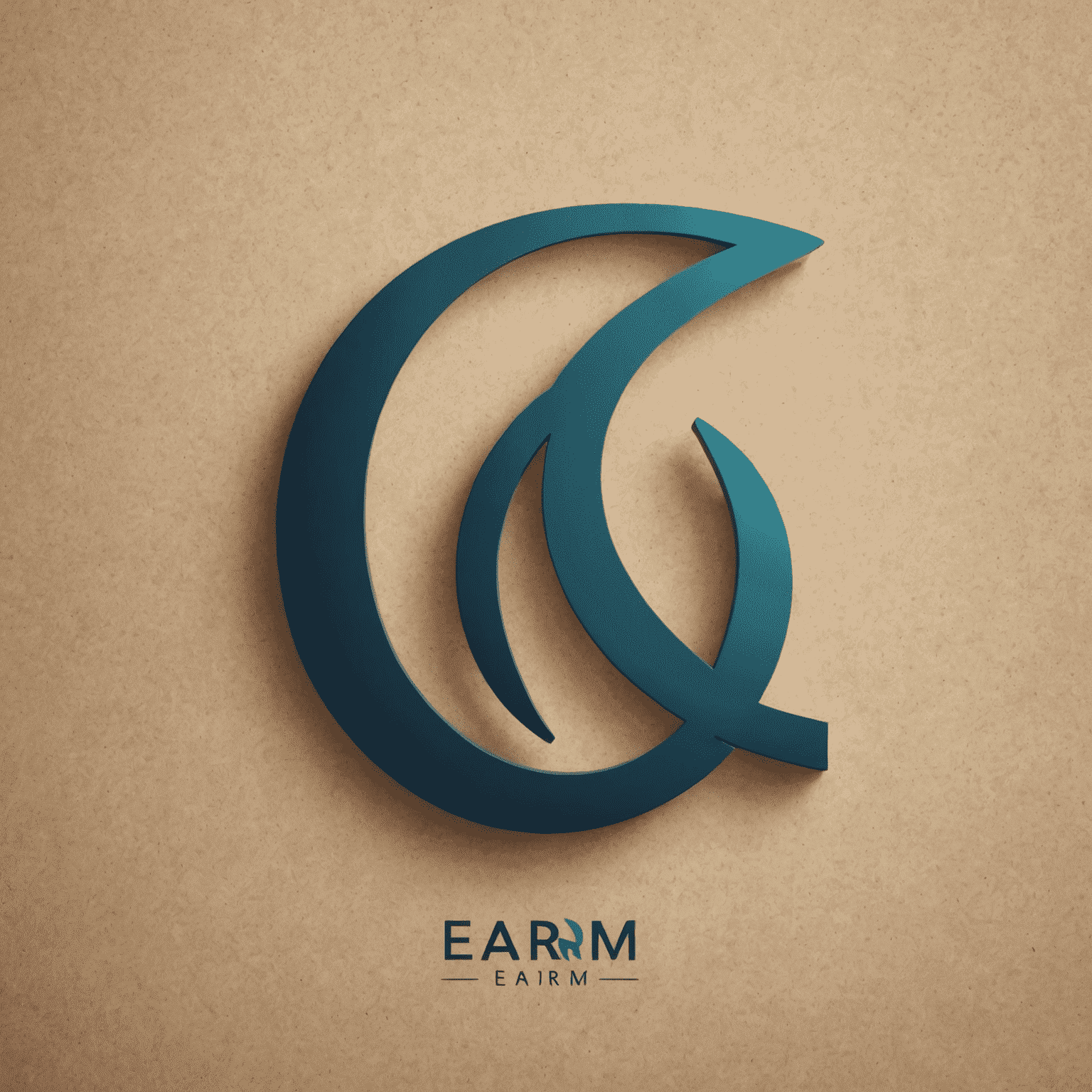 EarnM logo - A stylized 'E' and 'M' combined, representing financial growth and stability